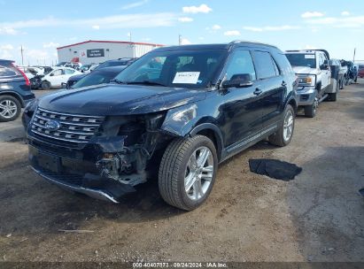 2016 FORD EXPLORER XLT Black  Gasoline 1FM5K8D87GGC64859 photo #3