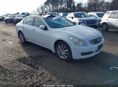 2007 INFINITI G35X White  Gasoline JNKBV61F47M807056 photo #1