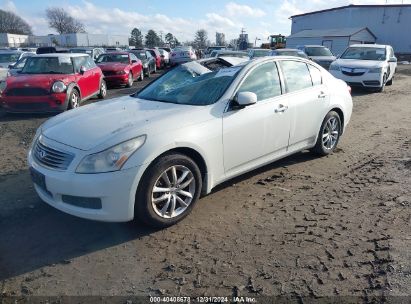 2007 INFINITI G35X White  Gasoline JNKBV61F47M807056 photo #3