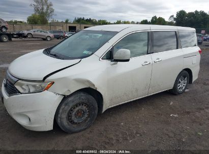 2012 NISSAN QUEST S White  Gasoline JN8AE2KP5C9032443 photo #3