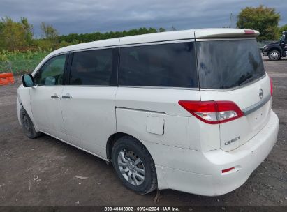 2012 NISSAN QUEST S White  Gasoline JN8AE2KP5C9032443 photo #4