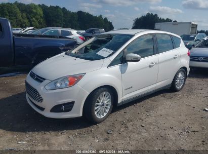 2016 FORD C-MAX HYBRID SEL White  Hybrid 1FADP5BU8GL107774 photo #3