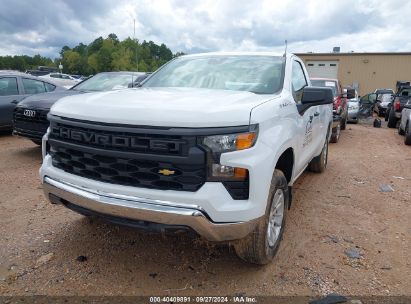 2022 CHEVROLET SILVERADO 1500 2WD REGULAR CAB LONG BED WT White  Gasoline 3GCNAAED2NG651508 photo #3