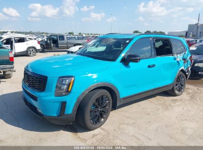 2020 KIA TELLURIDE SX Teal  Gasoline 5XYP54HC4LG088586 photo #3