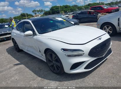 2023 GENESIS G70 2.0T RWD White  Gasoline KMTG34TA2PU108318 photo #1