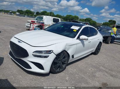 2023 GENESIS G70 2.0T RWD White  Gasoline KMTG34TA2PU108318 photo #3