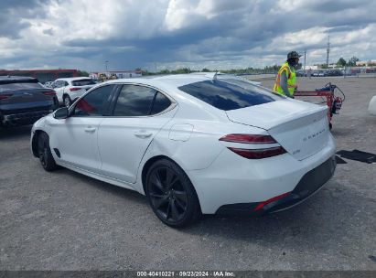 2023 GENESIS G70 2.0T RWD White  Gasoline KMTG34TA2PU108318 photo #4