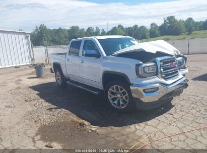 2016 GMC SIERRA 1500 SLT White  Gasoline 3GTU2NECXGG243221 photo #1