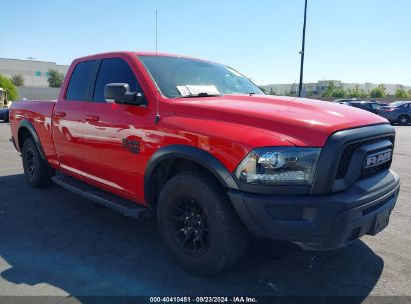 2022 RAM 1500 CLASSIC WARLOCK QUAD CAB 4X2 6'4 BOX Red  Flexible Fuel 1C6RR6GG6NS148157 photo #1