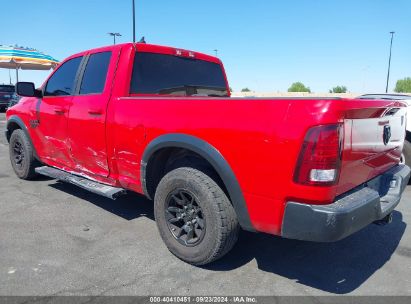 2022 RAM 1500 CLASSIC WARLOCK QUAD CAB 4X2 6'4 BOX Red  Flexible Fuel 1C6RR6GG6NS148157 photo #4