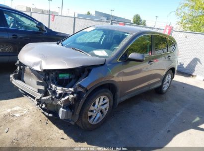 2016 HONDA CR-V EX Gray  Gasoline 2HKRM4H51GH664128 photo #3