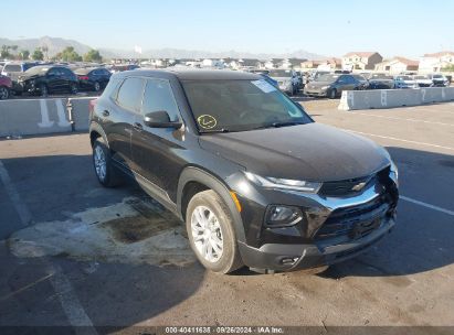 2022 CHEVROLET TRAILBLAZER FWD LS Black  gas KL79MMS24NB103299 photo #1