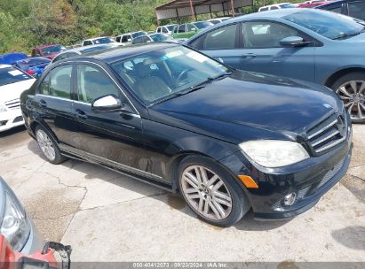 2009 MERCEDES-BENZ C 300 LUXURY/SPORT Black  Gasoline WDDGF54X89R080714 photo #1