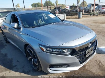 2020 HONDA ACCORD SPORT Silver  Gasoline 1HGCV1F3XLA133662 photo #1