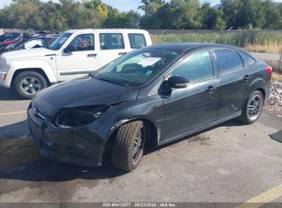 2014 FORD FOCUS SE Black sedan 4d gas 1FADP3F25EL350386 photo #3