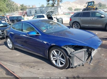 2015 TESLA MODEL S 70D/85D/P85D Blue  Electric 5YJSA1E27FF109894 photo #1