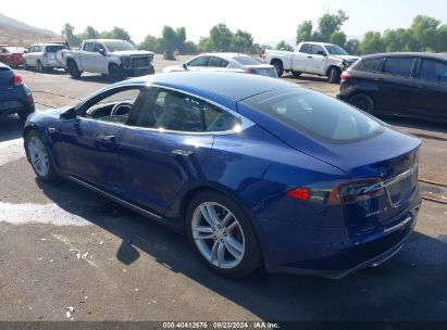 2015 TESLA MODEL S 70D/85D/P85D Blue  Electric 5YJSA1E27FF109894 photo #4