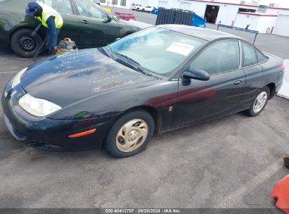 2002 SATURN S-SERIES SC1 Black  Gasoline 1G8ZP12812Z178696 photo #3