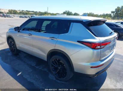 2022 MITSUBISHI OUTLANDER BLACK EDITION 2WD/SE 2.5 2WD/SE LAUNCH EDITION 2WD Silver  Gasoline JA4J3UA85NZ078455 photo #4