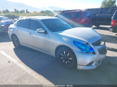 2015 INFINITI Q40 Silver  Gasoline JN1CV6AR1FM524082 photo #1