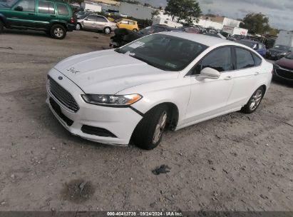 2015 FORD FUSION SE White  Gasoline 3FA6P0H75FR148781 photo #3