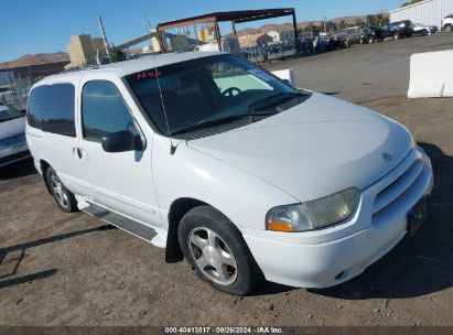 2001 NISSAN QUEST GXE White  Gasoline 4N2ZN15T01D820099 photo #1