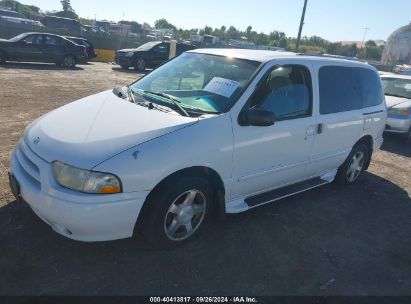 2001 NISSAN QUEST GXE White  Gasoline 4N2ZN15T01D820099 photo #3