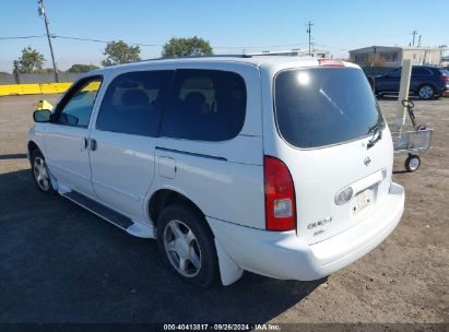 2001 NISSAN QUEST GXE White  Gasoline 4N2ZN15T01D820099 photo #4