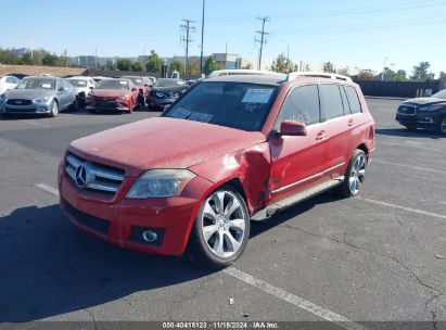 2010 MERCEDES-BENZ GLK 350 4MATIC Red  Gasoline WDCGG8HBXAF405919 photo #3