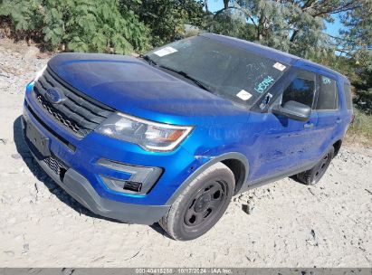 2017 FORD UTILITY POLICE INTERCEPTOR Blue  Gasoline 1FM5K8AT5HGD93290 photo #3