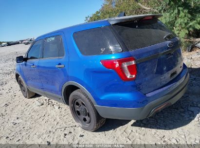 2017 FORD UTILITY POLICE INTERCEPTOR Blue  Gasoline 1FM5K8AT5HGD93290 photo #4