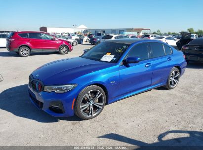 2022 BMW 3 SERIES 330E Blue  Hybrid 3MW5P7J08N8C50900 photo #3