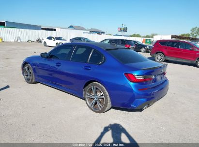 2022 BMW 3 SERIES 330E Blue  Hybrid 3MW5P7J08N8C50900 photo #4