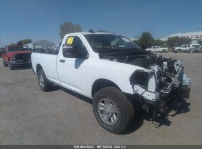 2024 RAM 2500 TRADESMAN REGULAR CAB 4X2 8' BOX White  Gasoline 3C6MR4AJ8RG248941 photo #1