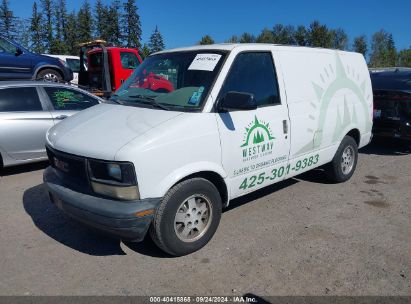 2000 GMC SAFARI STANDARD/UPFITTER PKG. White  Gasoline 1GTDM19W7YB500305 photo #3