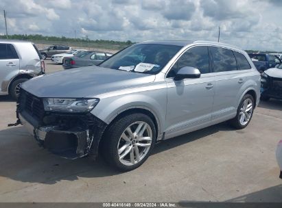 2018 AUDI Q7 3.0T PREMIUM Silver  Gasoline WA1VAAF77JD041694 photo #3