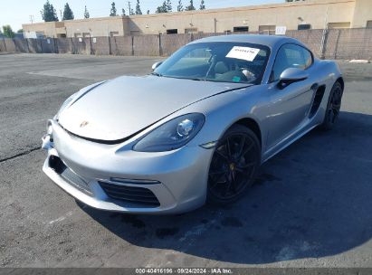 2018 PORSCHE 718 CAYMAN Gray  Gasoline WP0AA2A85JK261518 photo #3