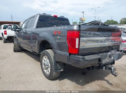 2021 FORD F-250 PLATINUM Gray  Diesel 1FT8W2BT1MEE06639 photo #4