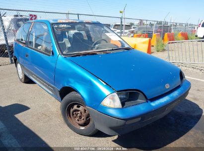 1990 GEO METRO LSI SPRINT CL Blue  Gasoline 2C1MR2463L6027042 photo #1