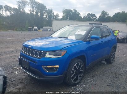 2021 JEEP COMPASS LIMITED 4X4 Blue  Gasoline 3C4NJDCB3MT603444 photo #3