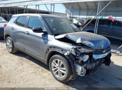 2021 CHEVROLET TRAILBLAZER FWD LS Gray  Gasoline KL79MMS28MB126521 photo #1