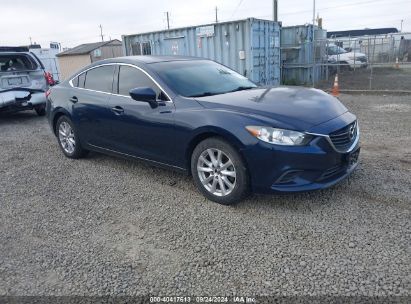 2016 MAZDA MAZDA6 I SPORT Blue  Gasoline JM1GJ1U51G1415078 photo #1