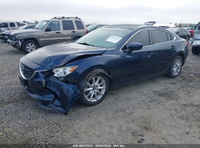 2016 MAZDA MAZDA6 I SPORT Blue  Gasoline JM1GJ1U51G1415078 photo #3