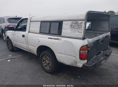 2003 TOYOTA TACOMA White  Gasoline 5TENL42N03Z277426 photo #4