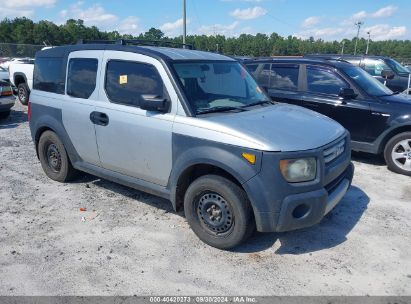 2007 HONDA ELEMENT LX Silver  Gasoline 5J6YH18317L004514 photo #1