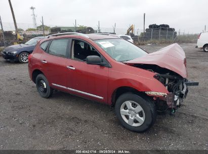 2014 NISSAN ROGUE SELECT S Red  Gasoline JN8AS5MV7EW721863 photo #1