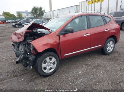 2014 NISSAN ROGUE SELECT S Red  Gasoline JN8AS5MV7EW721863 photo #3