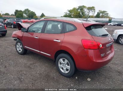 2014 NISSAN ROGUE SELECT S Red  Gasoline JN8AS5MV7EW721863 photo #4