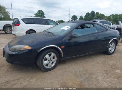 1999 MERCURY COUGAR V6 Black  Gasoline 1ZWFT61L2X5652654 photo #3