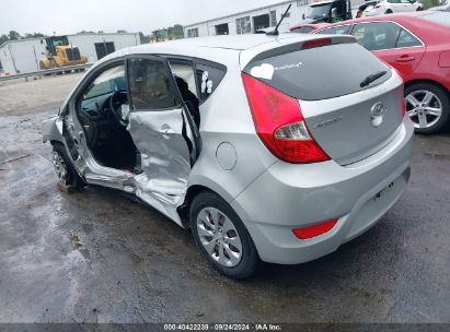 2016 HYUNDAI ACCENT SE Silver  Gasoline KMHCT5AEXGU252039 photo #4